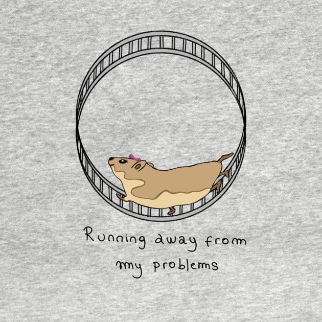 Running away from my problems by Agape Art